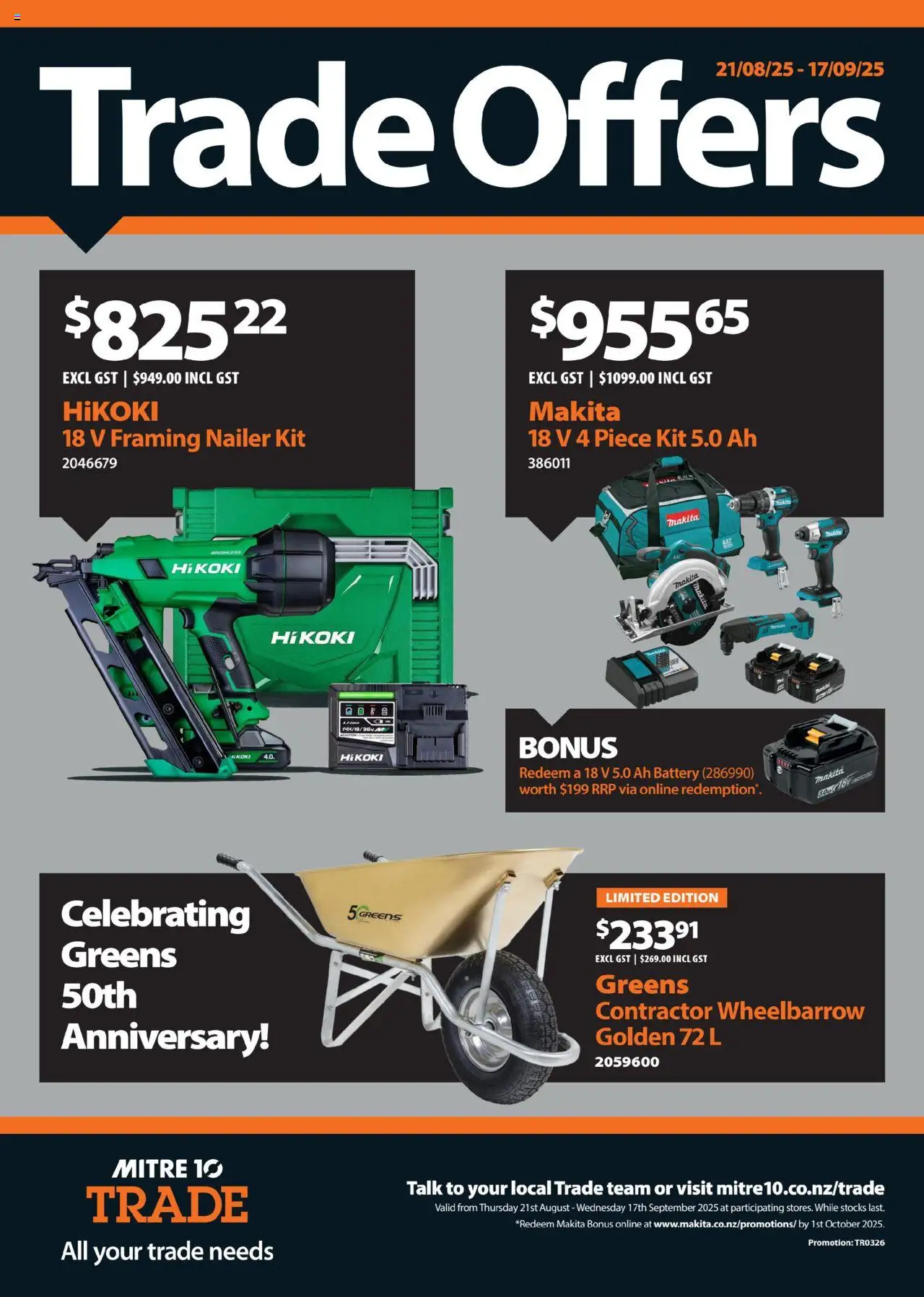 Catalogue Mitre 10 catalogue valid from 21 Aug 2025 - page 1