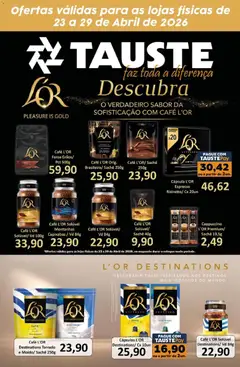 Pré-Visualização do folheto "Tauste ofertas JDE" da loja Tauste válido a partir de 23/04/2026