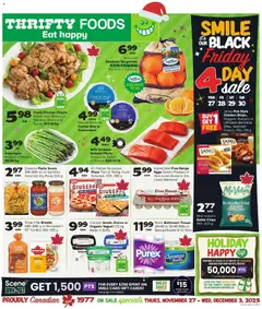 Preview of leaflet Black Friday from shop Thrifty Foods is valid from Nov 27, 2025