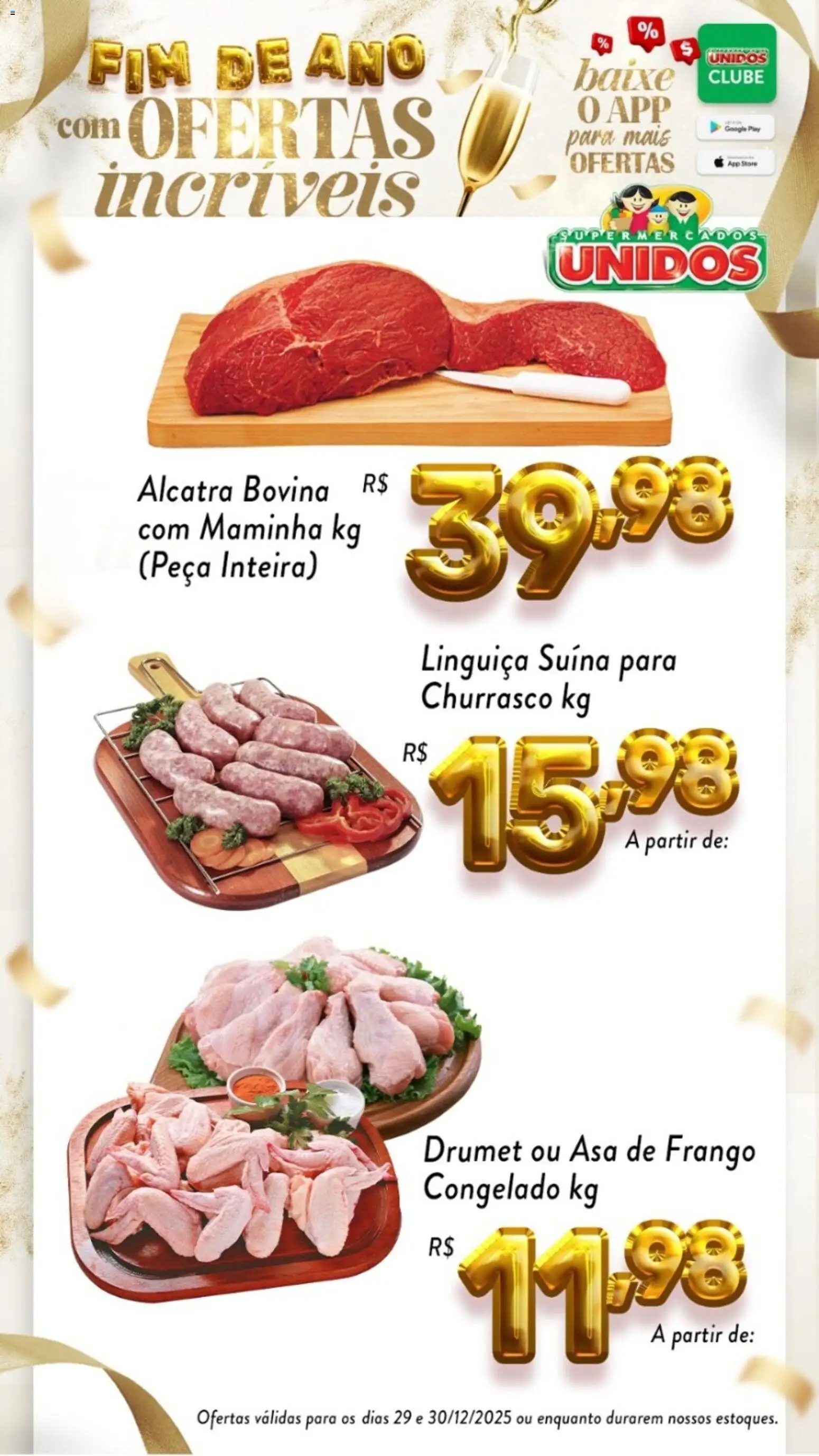 Pré-Visualização do folheto "Ofertas da semana" da loja Supermercados Unidos válido a partir de 29/12/2025