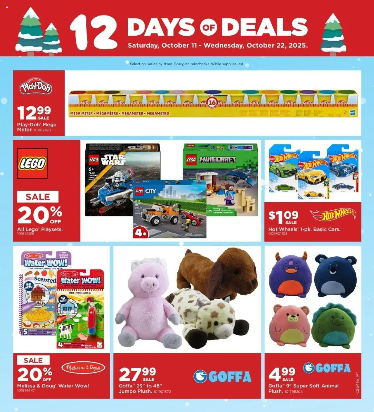 Mills Fleet Farm Days of Deals from 10/01/2025 - Flyer - Page number 1 - LEGO, Water