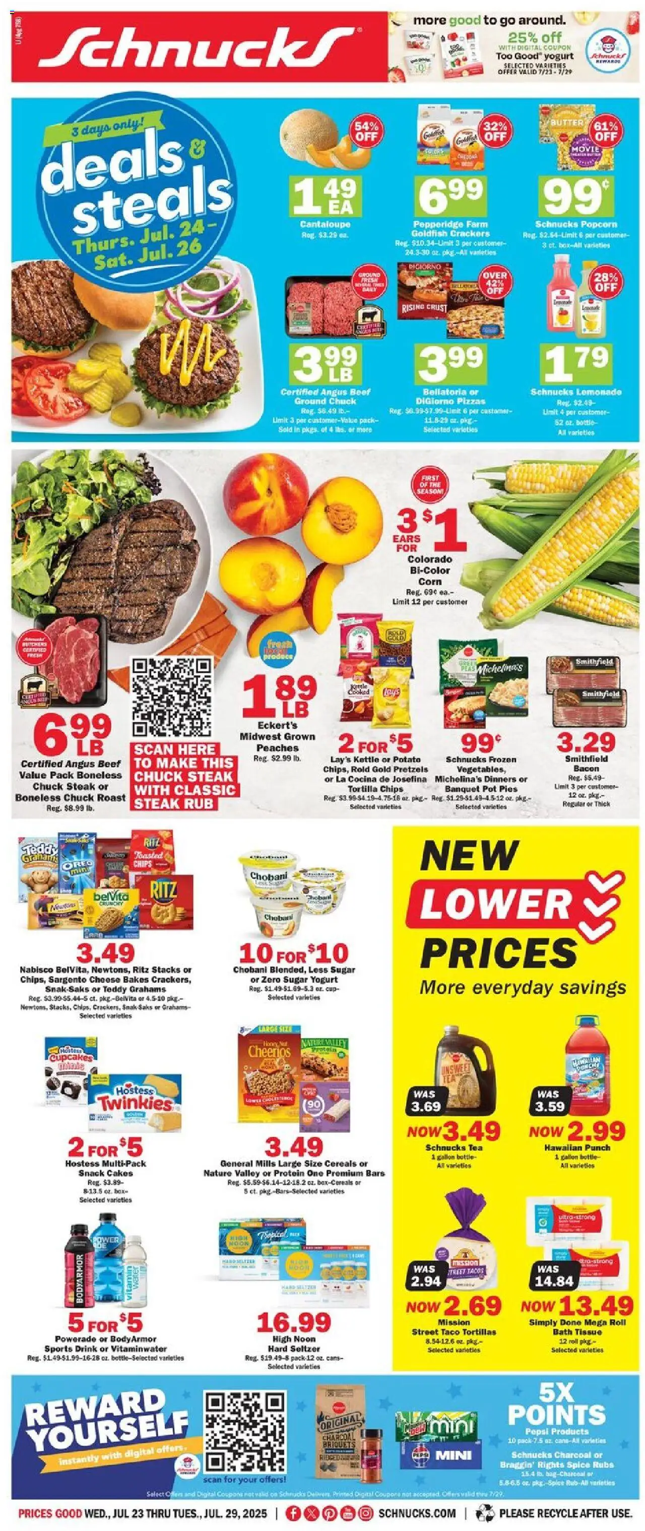 Schnucks Weekly Ad - WI from 07/23/2025 - Flyer - Page number 1