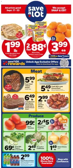 Ad Preview of Save a Lot Weekly Ad from 09/17/2025