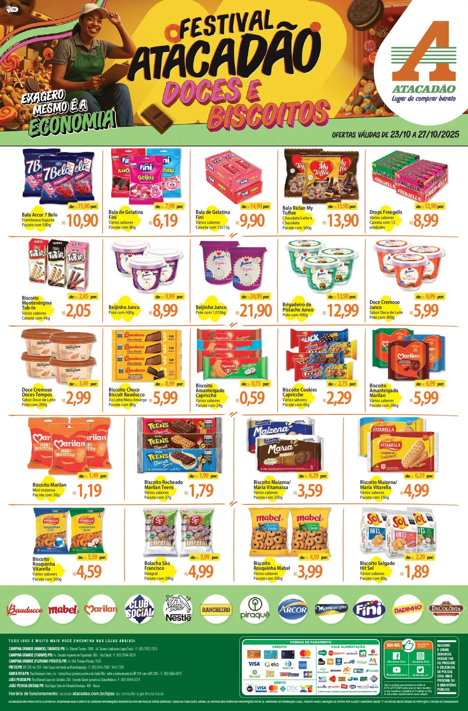 Atacadão folheto "Ofertas - PB" válido a partir de 23/10/2025 - número de página 1