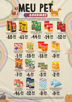 Pré-Visualização do folheto "Ofertas Meu Pet" da loja Bahamas Supermercados válido a partir de 01/12/2025