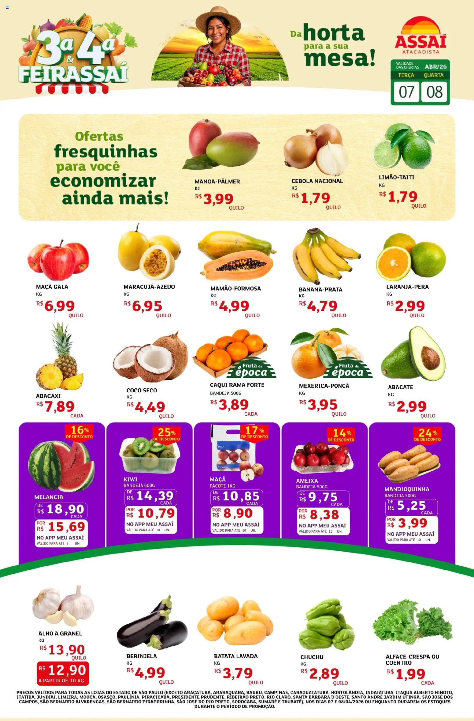 Pré-Visualização do folheto "Assaí Atacadista ofertas - SP" da loja Assaí Atacadista válido a partir de 07/04/2026