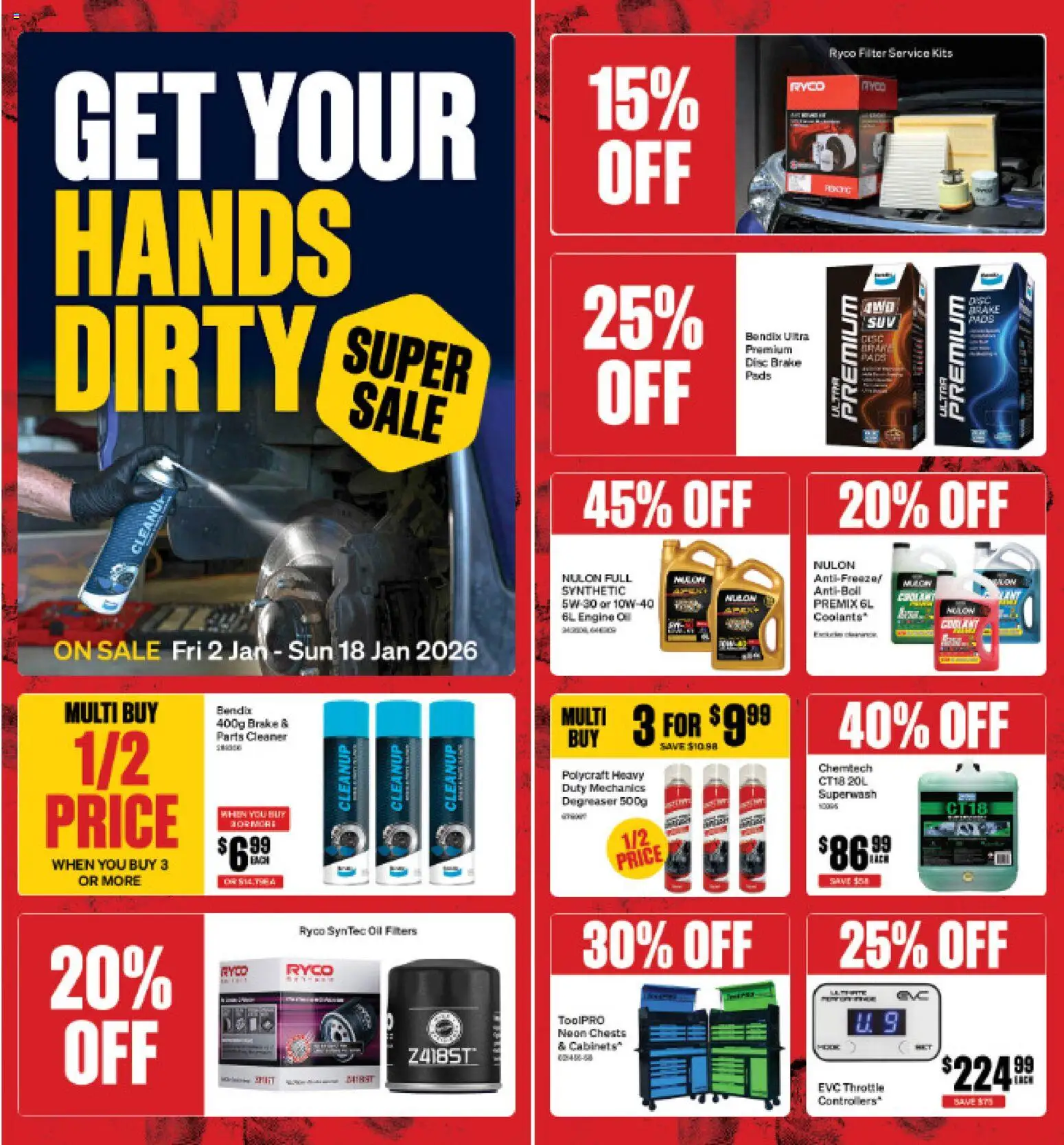 Preview of catalogue Catalogue from shop Supercheap Auto valid 02/01/2026