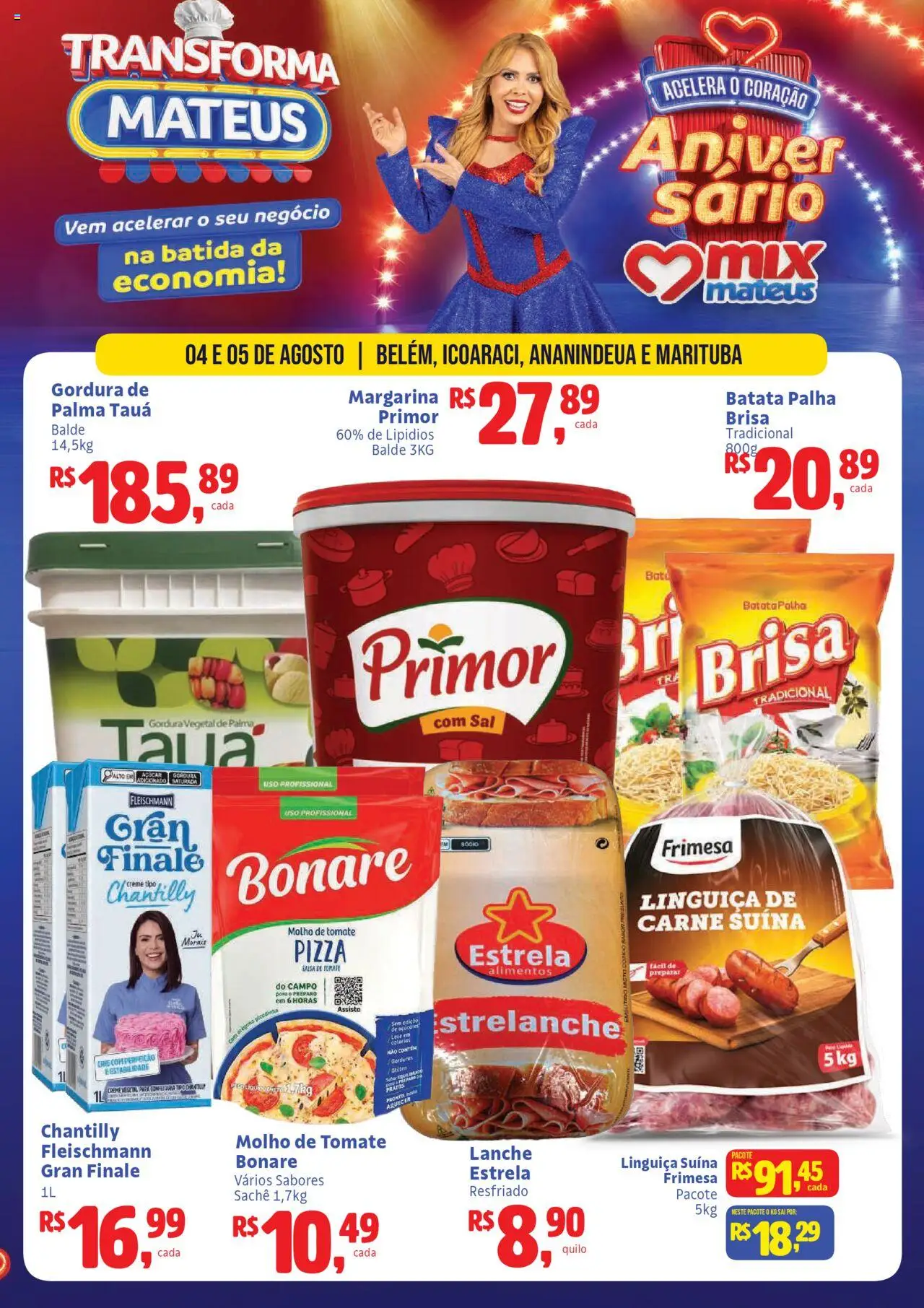 Mateus folheto "Ofertas Transforma Mateus" válido a partir de 04/08/2025 - número de página 1