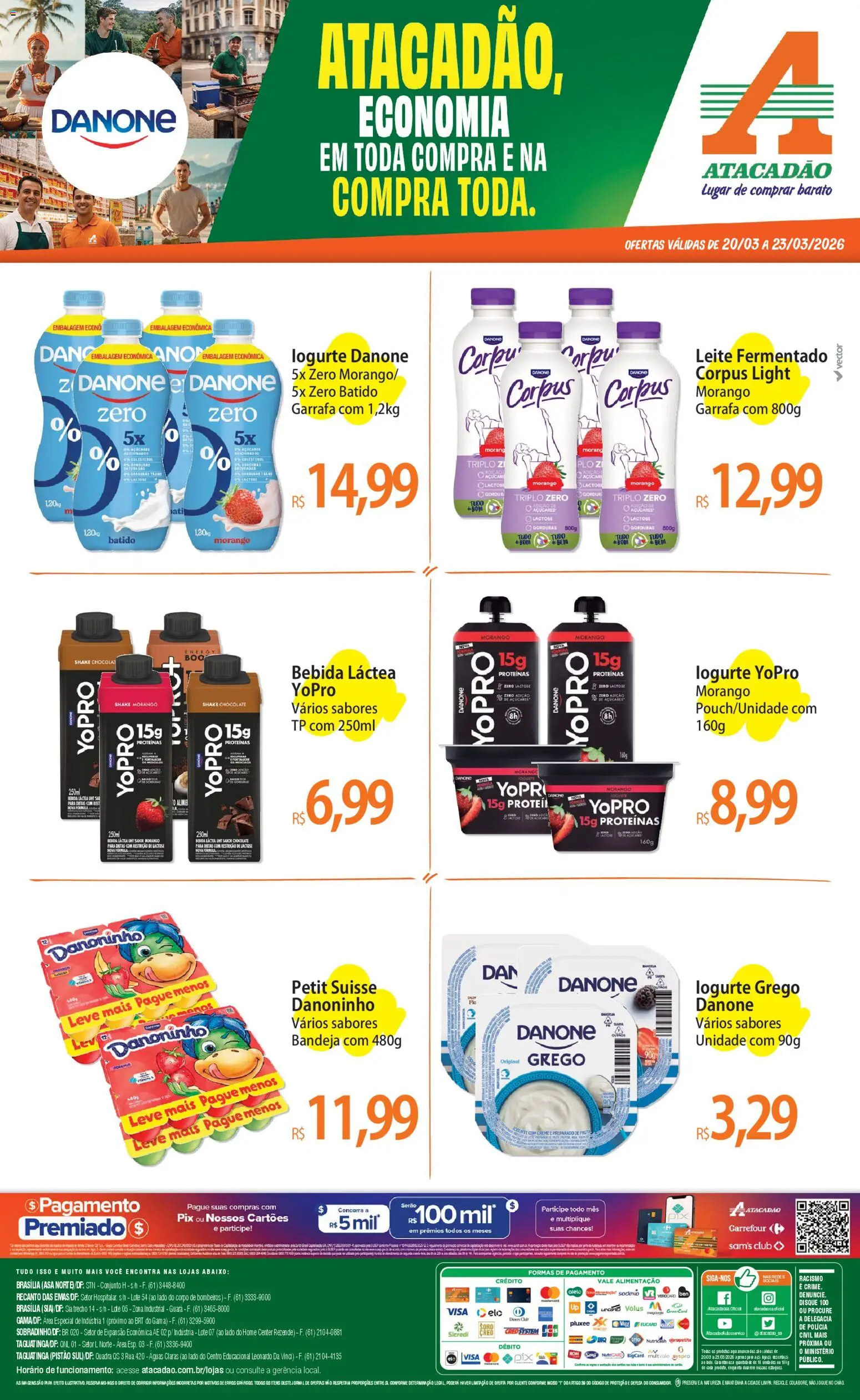 Pré-Visualização do folheto "Atacadão ofertas - DF" da loja Atacadão válido a partir de 20/03/2026