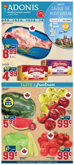 Preview of leaflet Weekly Flyer from shop Adonis is valid from Aug 28, 2025