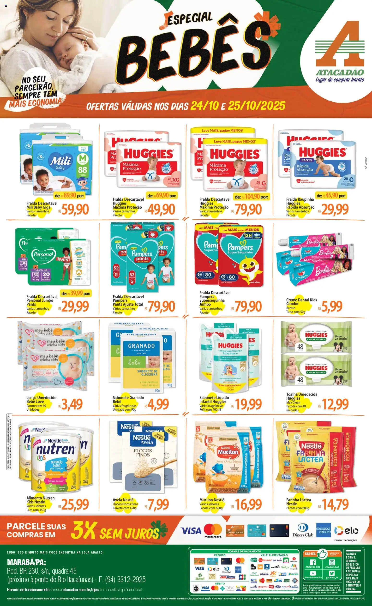 Atacadão folheto "Ofertas - PA" válido a partir de 24/10/2025 - número de página 1