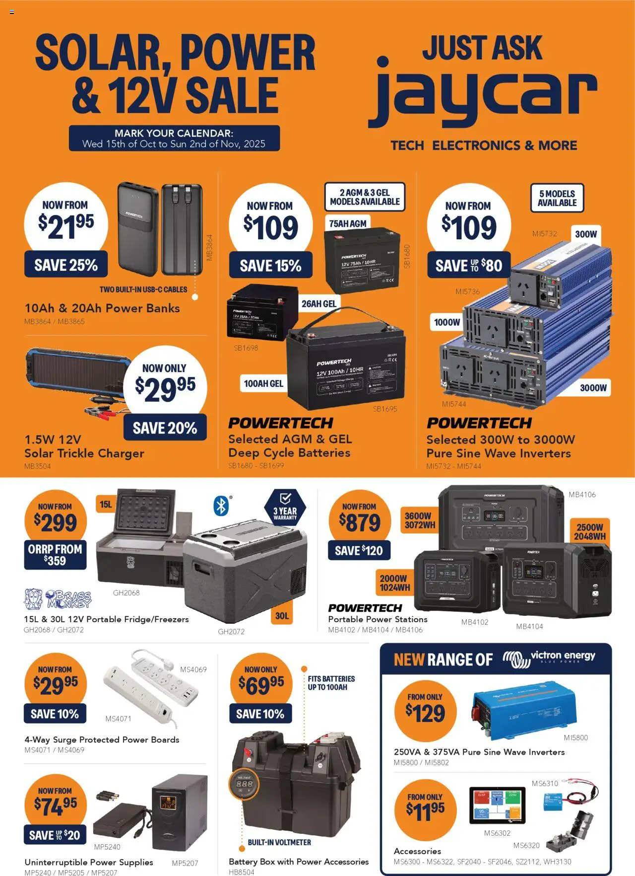 Jaycar catalogue valid from 15/10/2025 - page 1