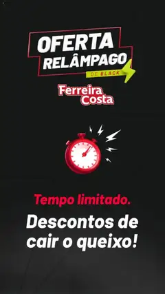 Pré-Visualização do folheto "Black Friday" da loja Ferreira Costa válido a partir de 18/10/2025