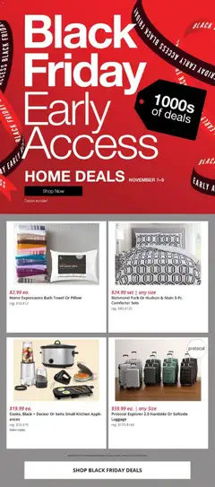 Ad Preview of JCPenney Black Friday Home Deals from 11/07/2025