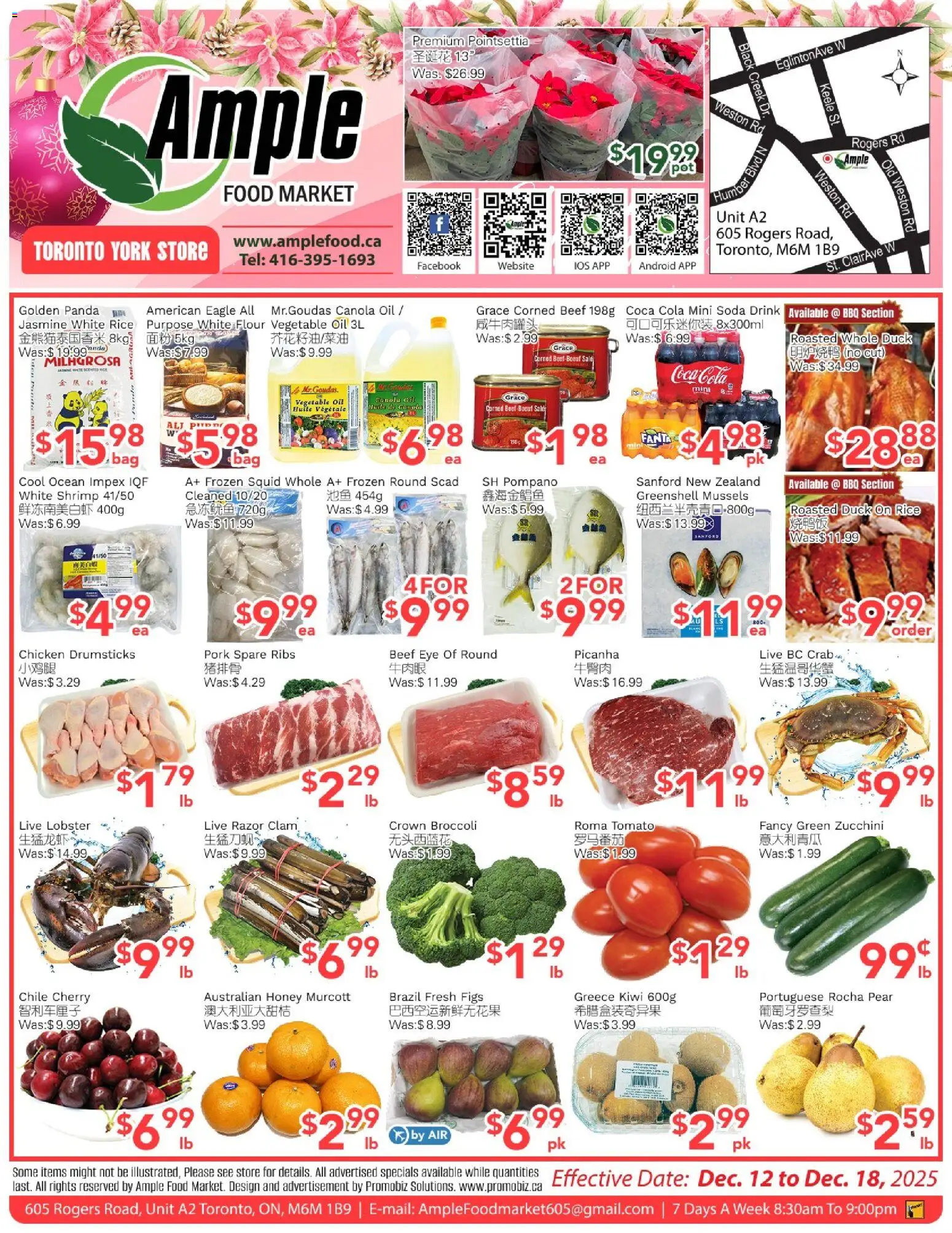 Preview of leaflet Weekly flyer Toronto York from shop Ample Food Market is valid from Dec 12, 2025
