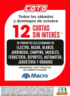 Vista previa del folleto de la tienda Coto válido desde el 01/10/2025 