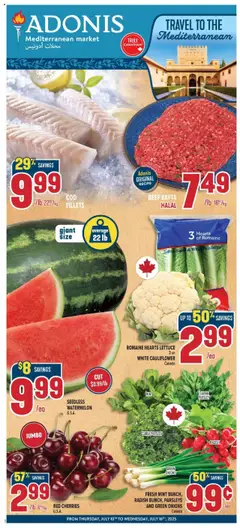 Preview of leaflet Weekly Flyer from shop Adonis is valid from Jul 10, 2025