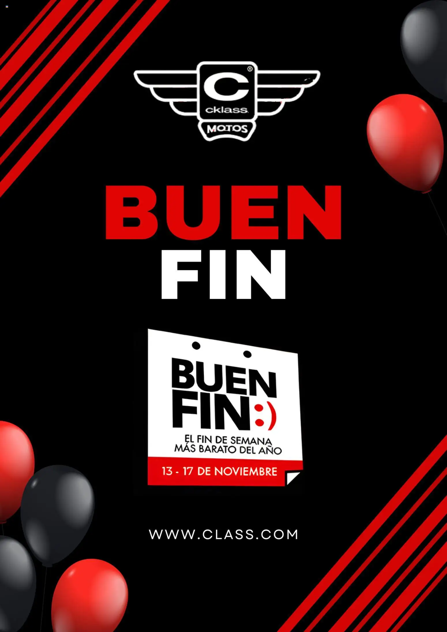 Vista previa las ofertas de la tienda Cklass - Buen Fin aviso desde el 07/11/2025 