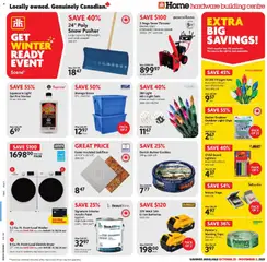 Preview of leaflet Weekly flyer / circulaire from shop Home Hardware is valid from Oct 23, 2025