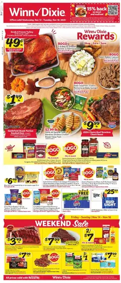 Ad Preview of Winn Dixie Weekly Circular - GA from 11/12/2025
