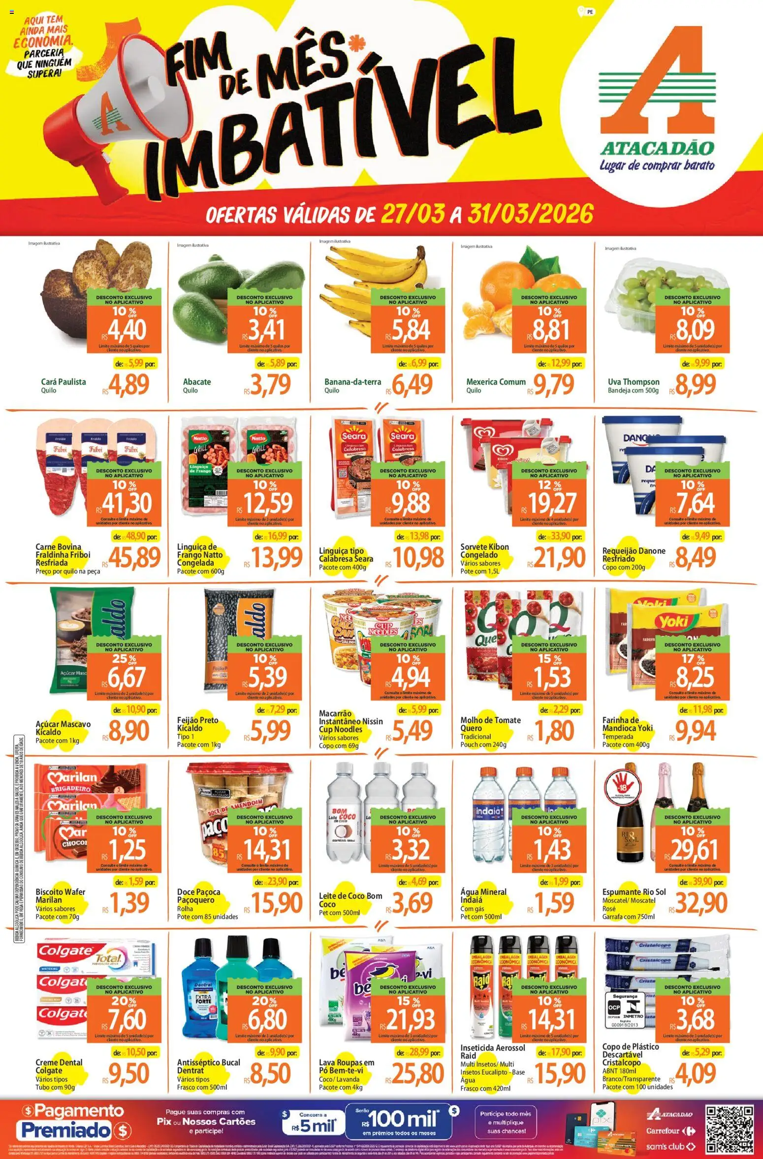 Pré-Visualização do folheto "Atacadão ofertas - PE" da loja Atacadão válido a partir de 27/03/2026