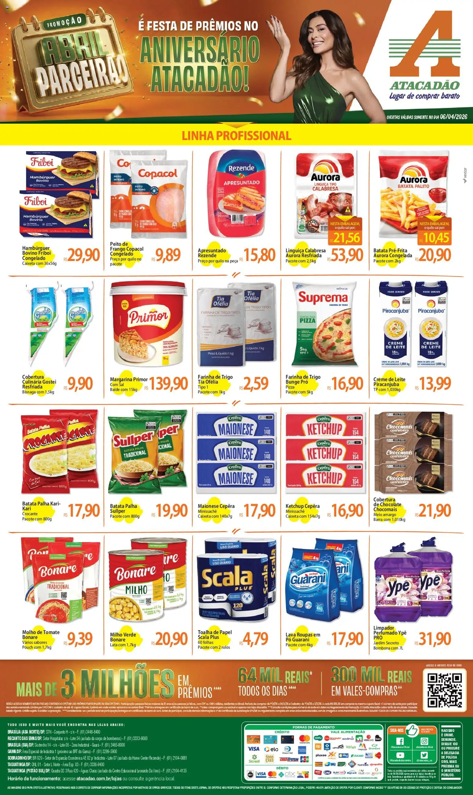 Pré-Visualização do folheto "Atacadão ofertas - DF" da loja Atacadão válido a partir de 06/04/2026