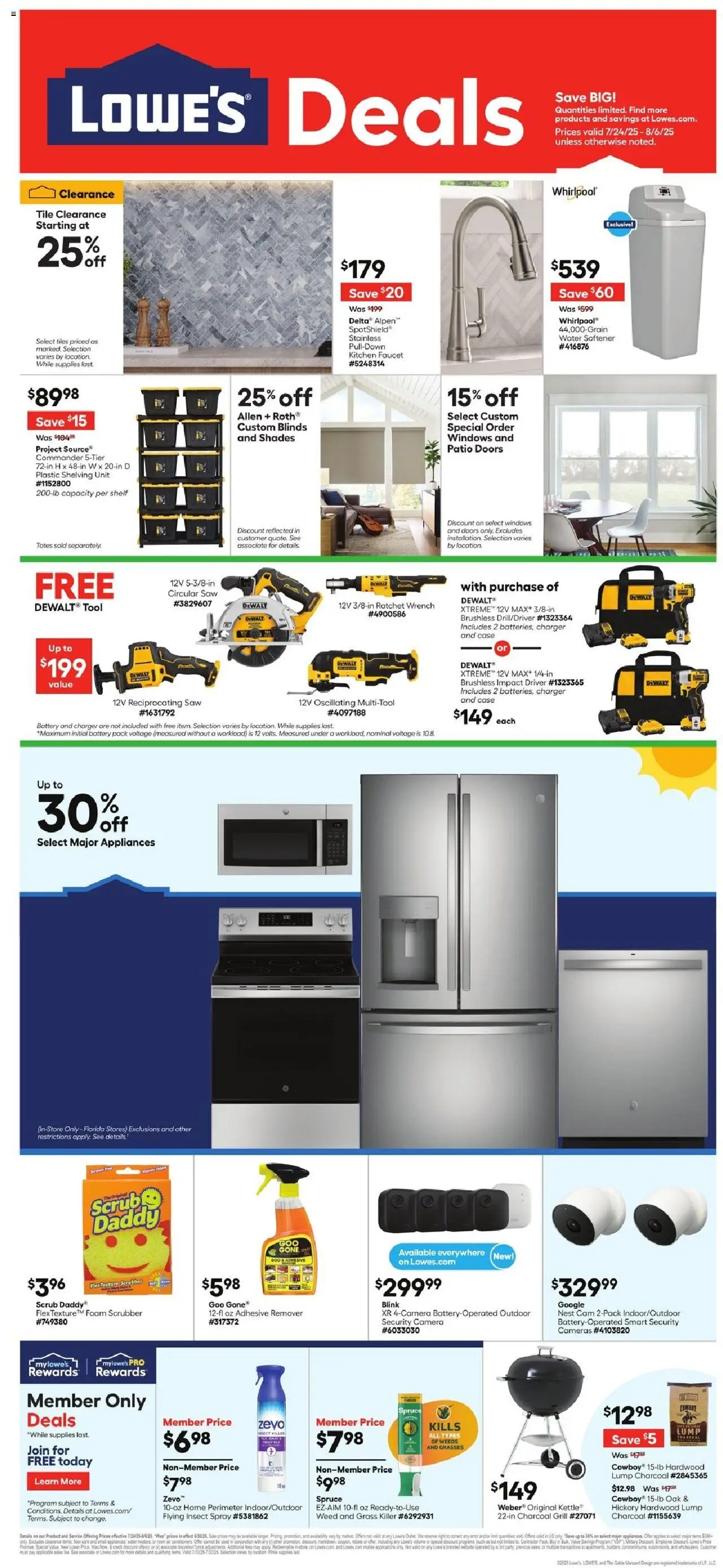 Lowe's Weekly Ad from 07/24/2025 - Flyer - Page number 1