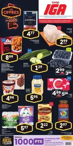 Preview of leaflet Îles de la Madeleine from shop IGA is valid from Oct 30, 2025