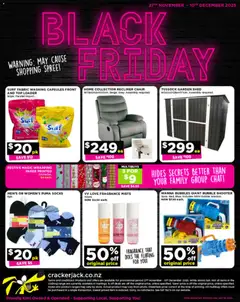 Preview of catalogue Black Friday from shop Crackerjack valid 27 Nov 2025