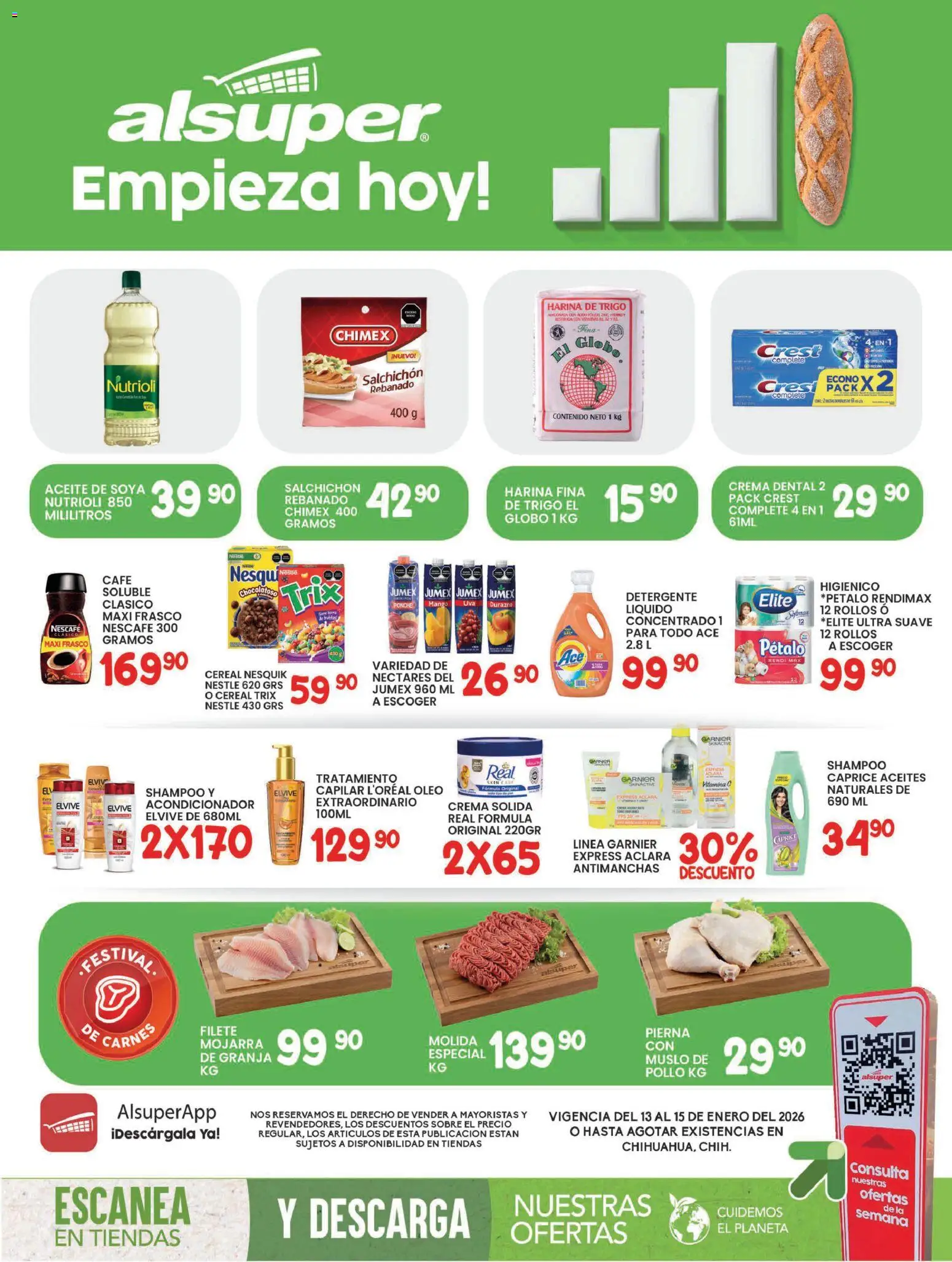 Vista previa las ofertas de la tienda Alsuper - Folleto desde el 13/01/2026 
