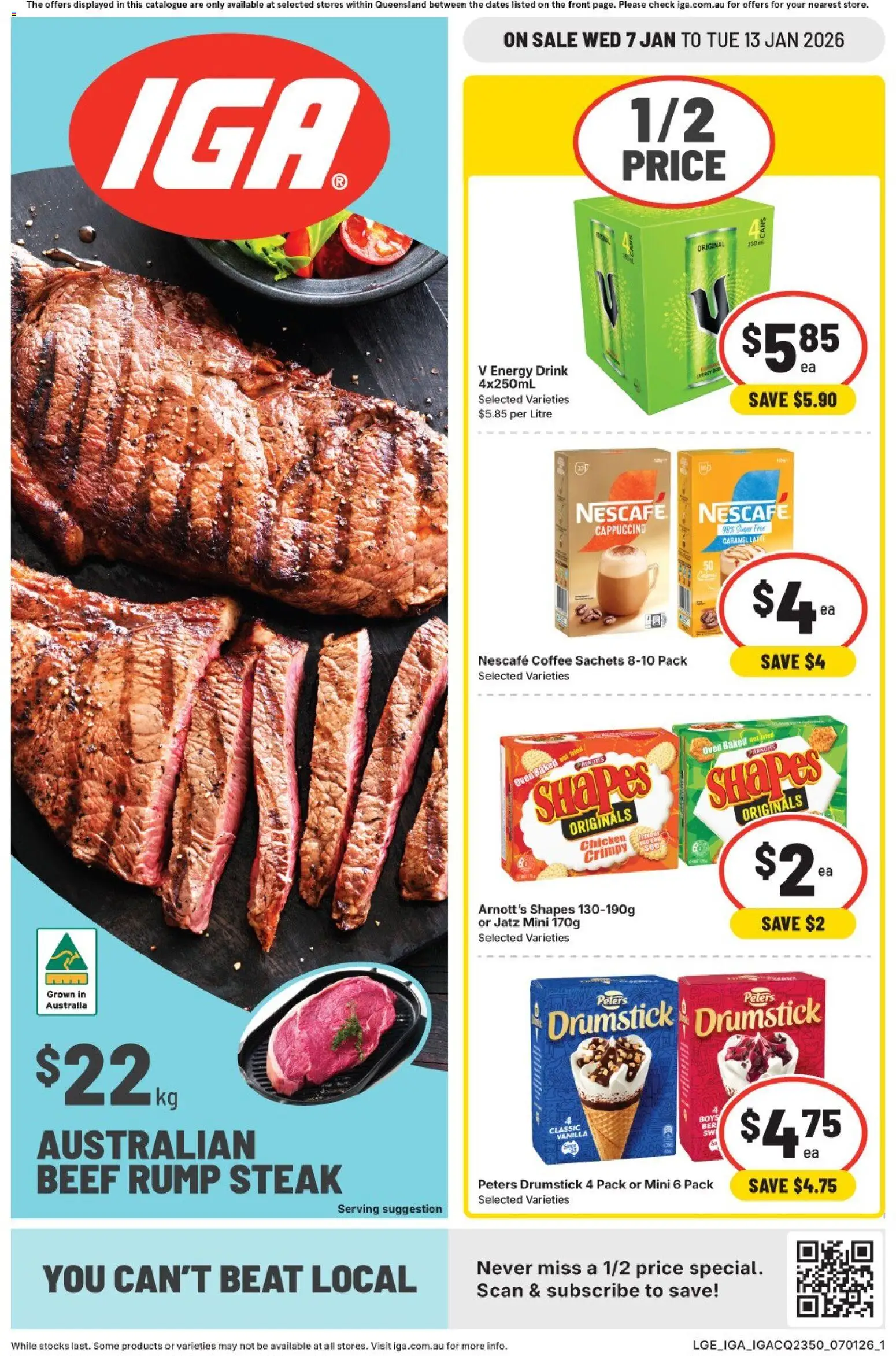 Preview of catalogue Catalogue QLD from shop IGA valid 07/01/2026