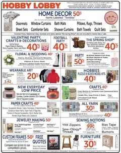 Ad Preview of Hobby Lobby Weekly Ad from 01/18/2026