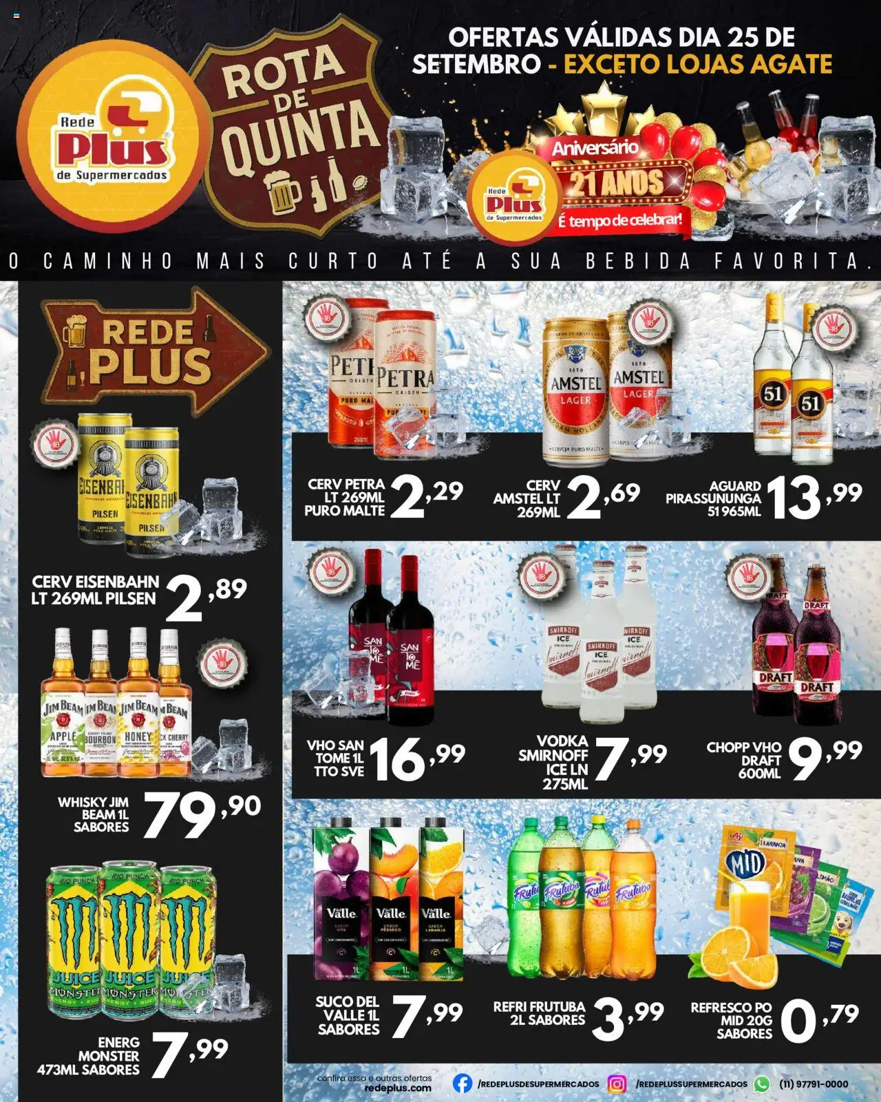 Rede Plus Supermercados folheto "Ofertas da semana" válido a partir de 25/09/2025 - número de página 1