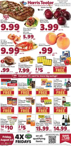 Ad Preview of Harris Teeter Weekly Ad from 07/30/2025