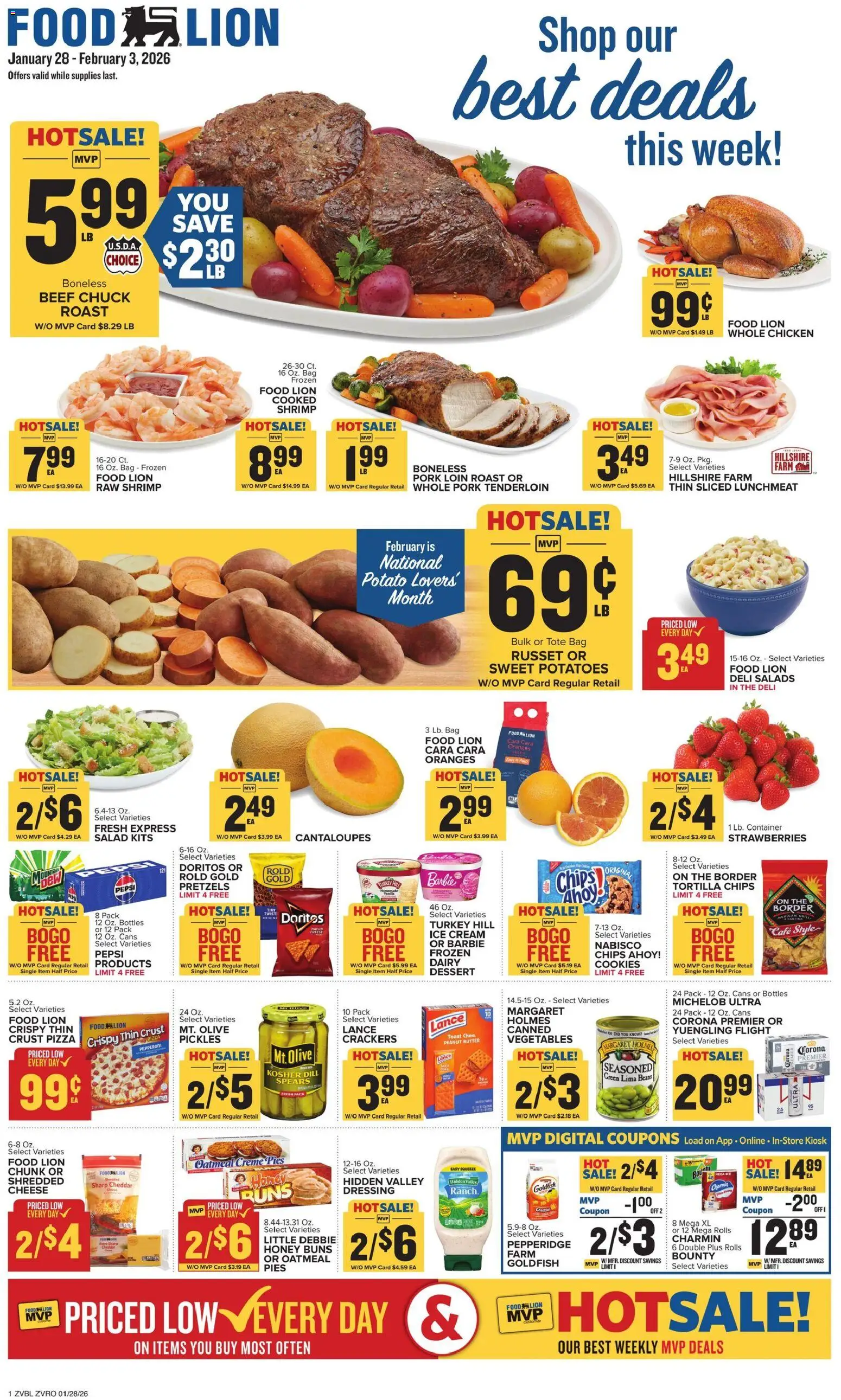 Ad Preview of Food Lion Weekly Ad from 01/28/2026