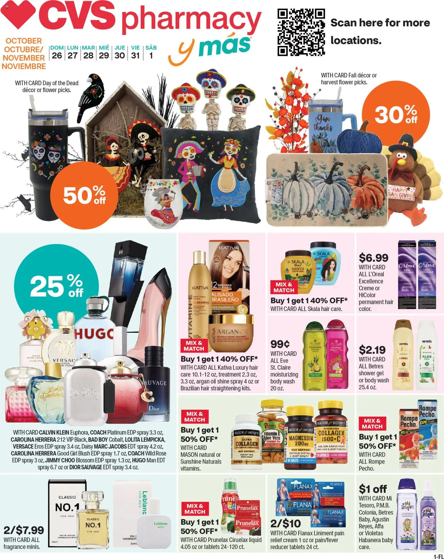 CVS Weekly Ad from 10/26/2025 - Flyer, Circular this week - Page number 1