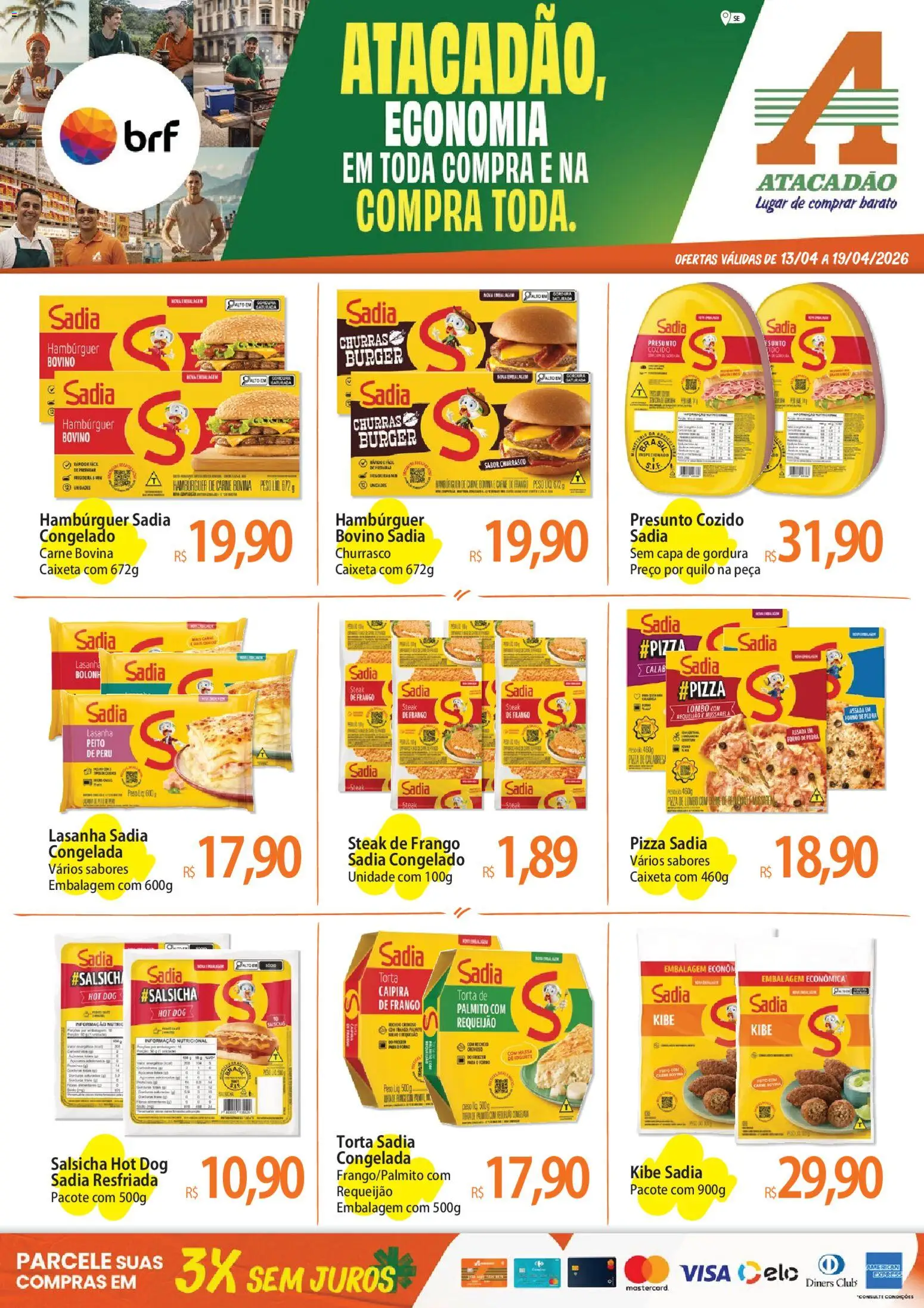 Pré-Visualização do folheto "Atacadão - Ofertas da semana" da loja Atacadão válido a partir de 13/04/2026