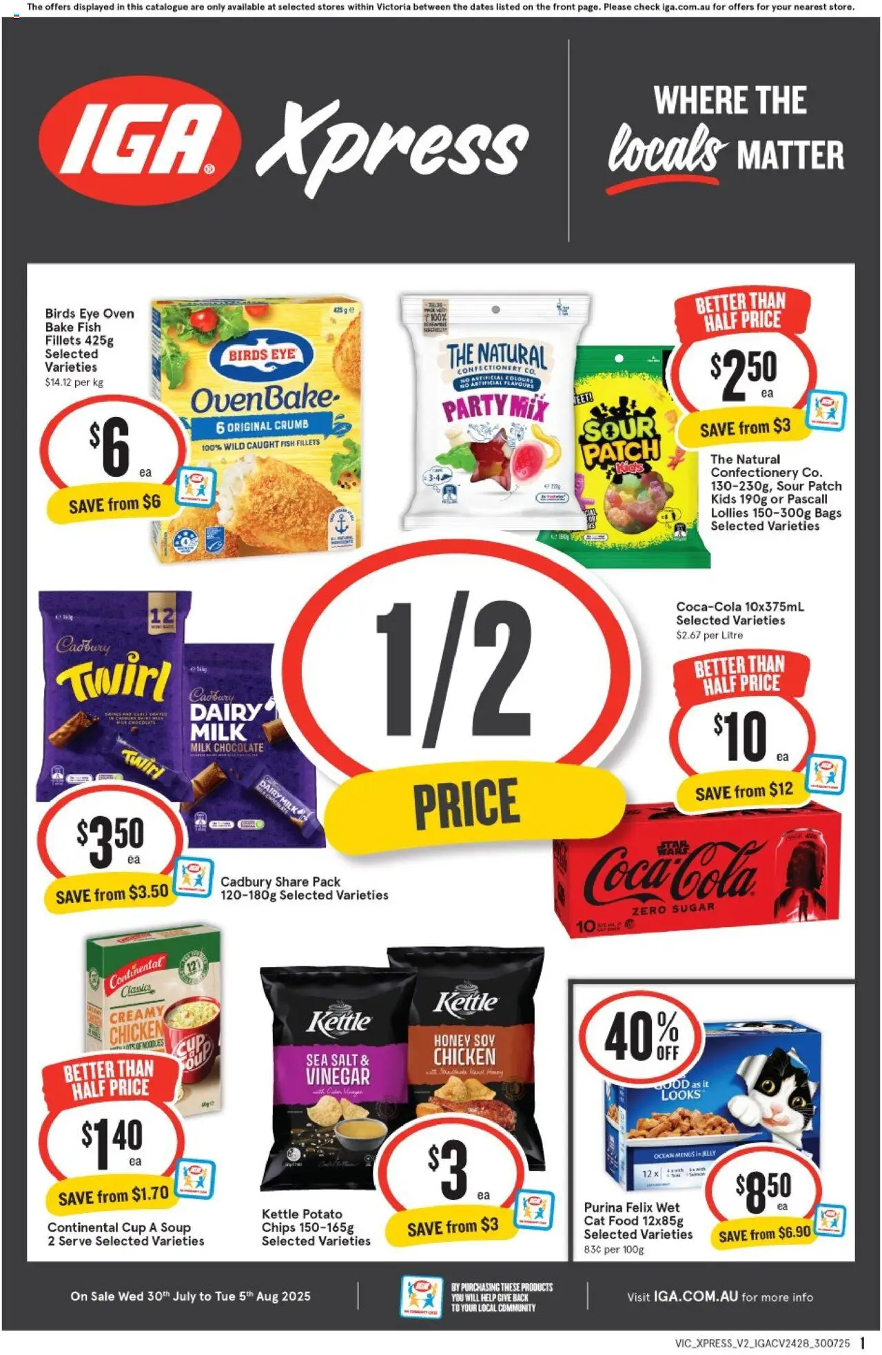 IGA catalogue valid from 30/07/2025 - page 1