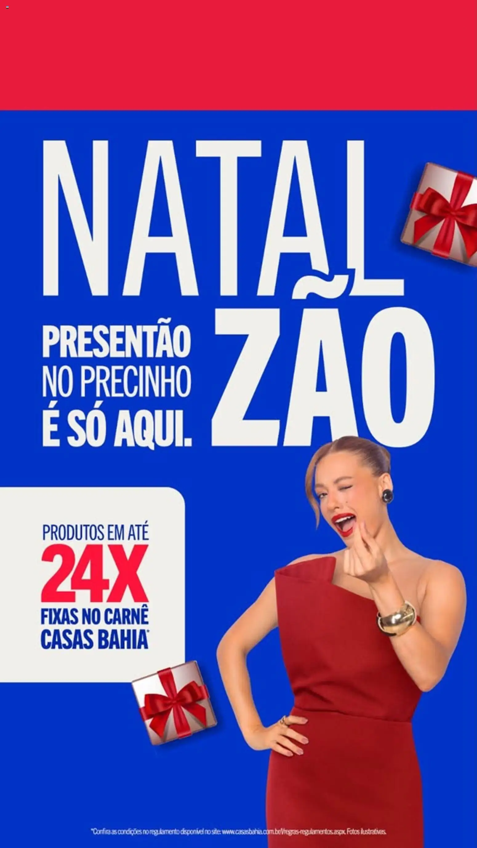 Pré-Visualização do folheto "Promoções" da loja Casas Bahia válido a partir de 19/12/2025