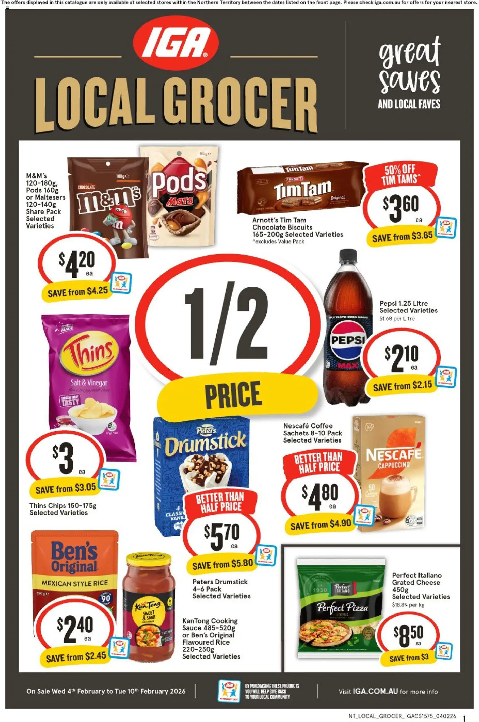Preview of catalogue Local Grocer NT from shop IGA valid 04/02/2026
