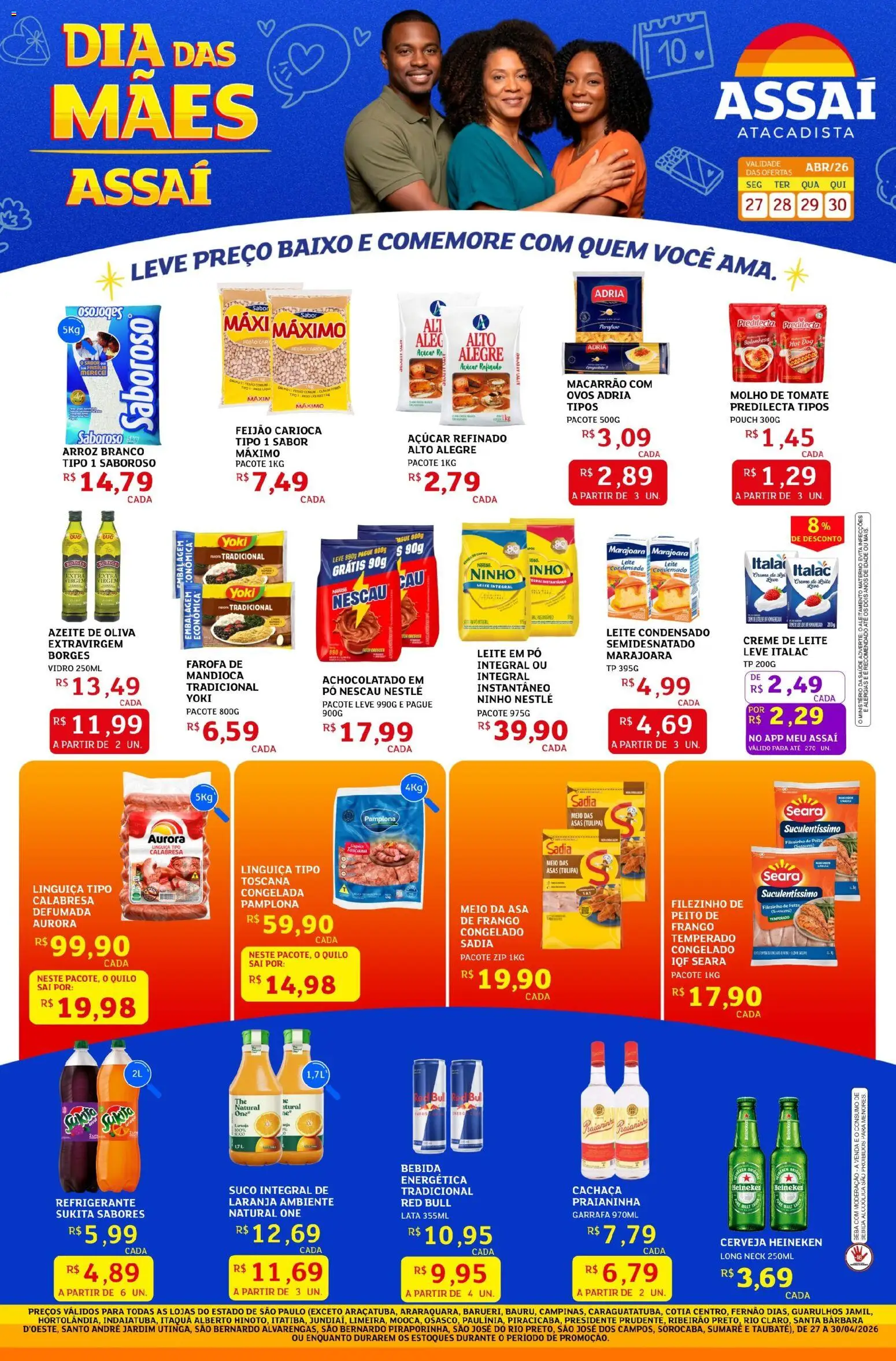 Pré-Visualização do folheto "Assaí Atacadista ofertas - SP" da loja Assaí Atacadista válido a partir de 27/04/2026