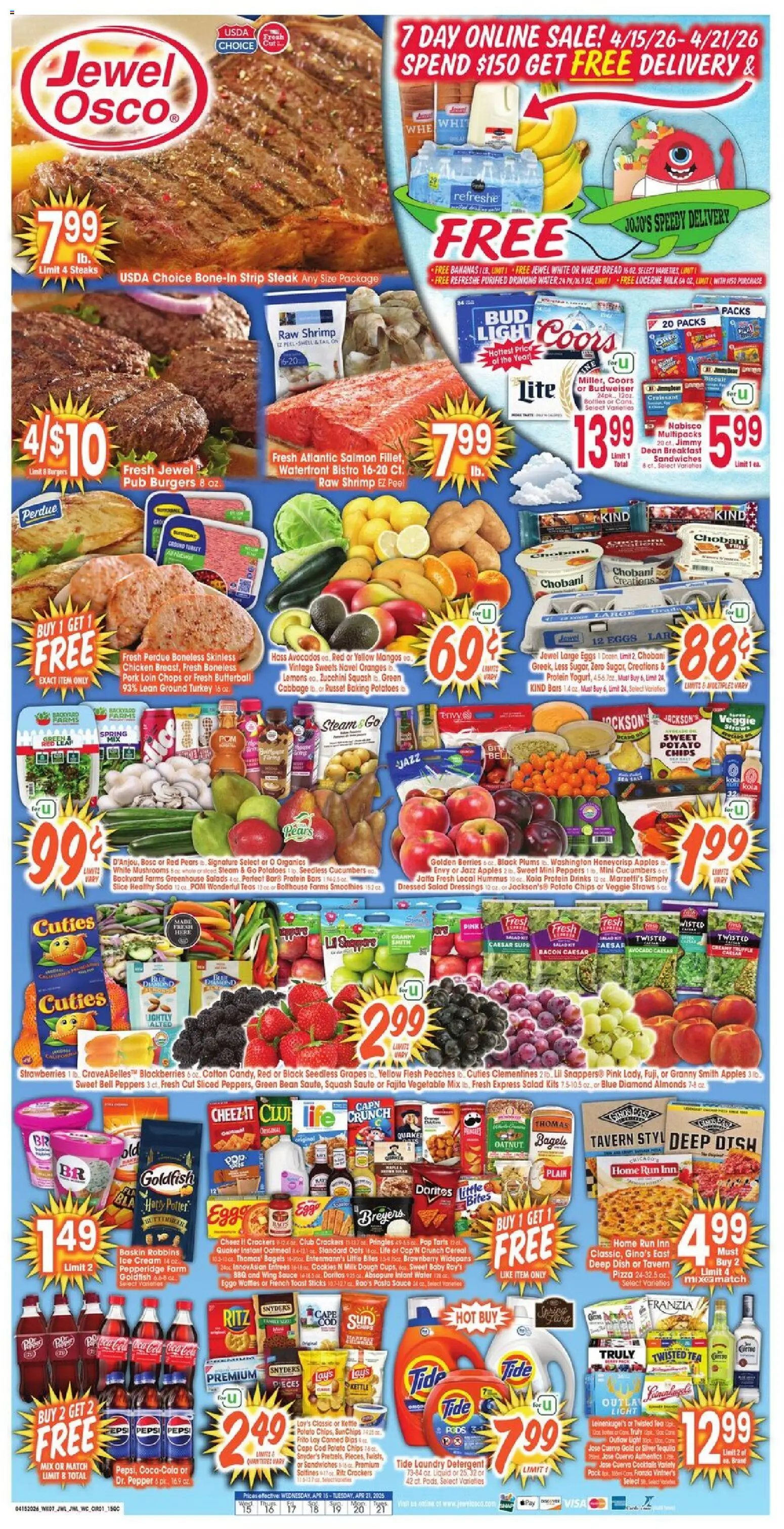 Ad Preview of Jewel Osco Jewel Osco Weekly Ad - IL from 04/15/2026