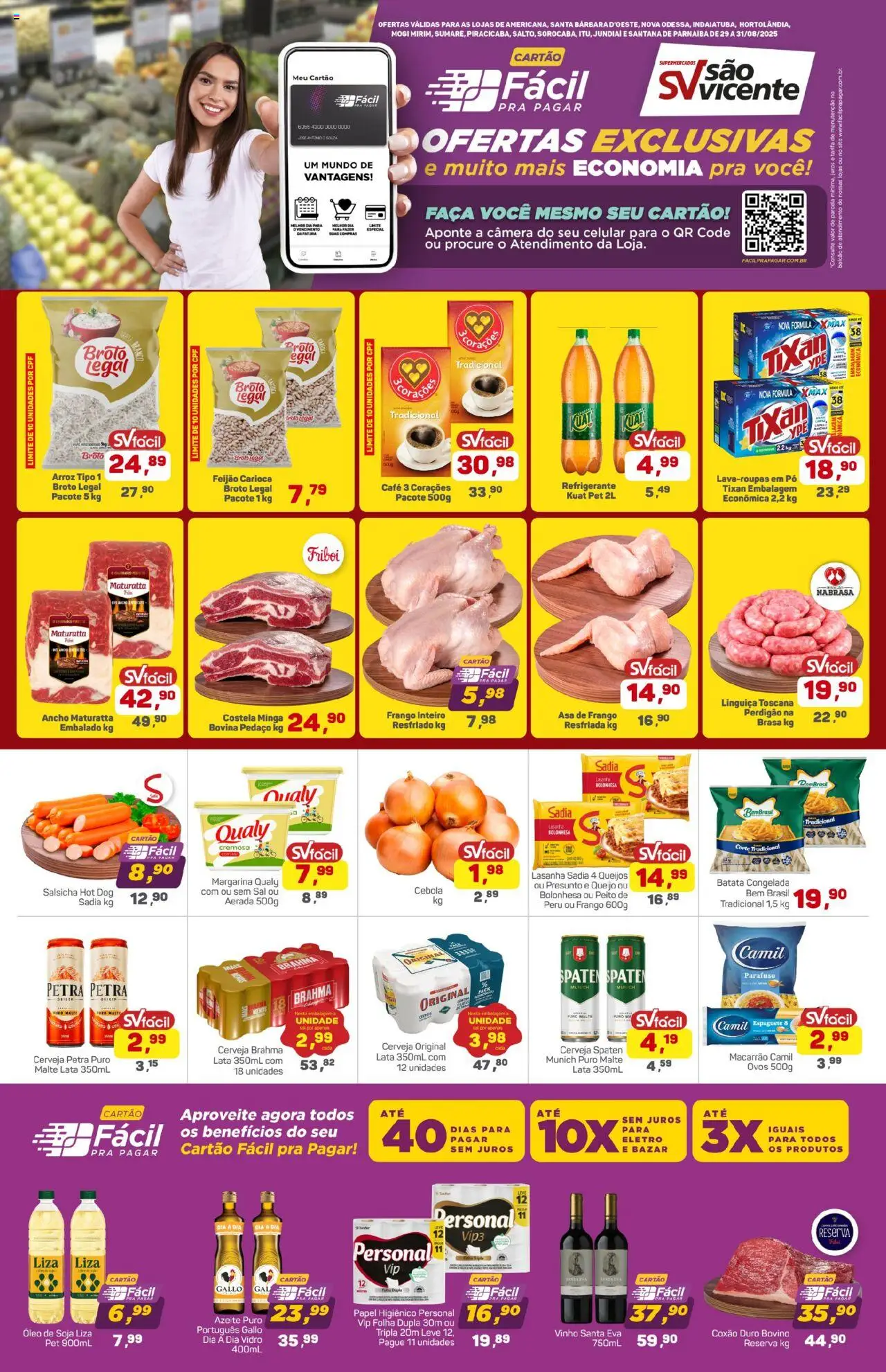 Supermercados São Vicente folheto "Ofertas da semana" válido a partir de 29/08/2025 - número de página 1