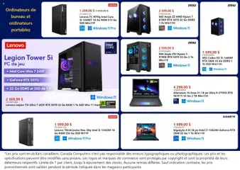 Preview of leaflet Canada Computers circulaire from shop Canada Computers is valid from Apr 03, 2026