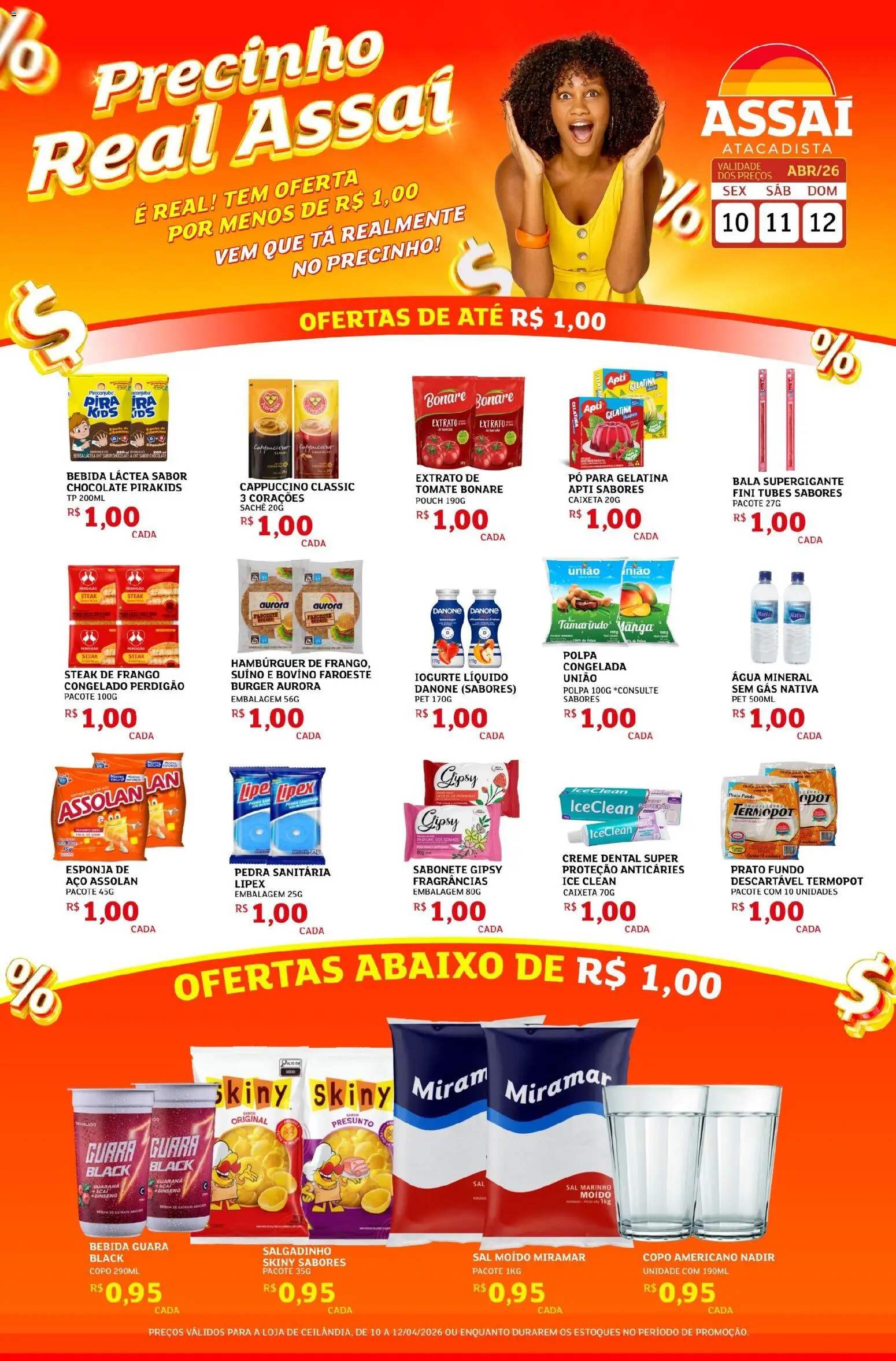 Pré-Visualização do folheto "Assaí Atacadista ofertas - DF" da loja Assaí Atacadista válido a partir de 10/04/2026