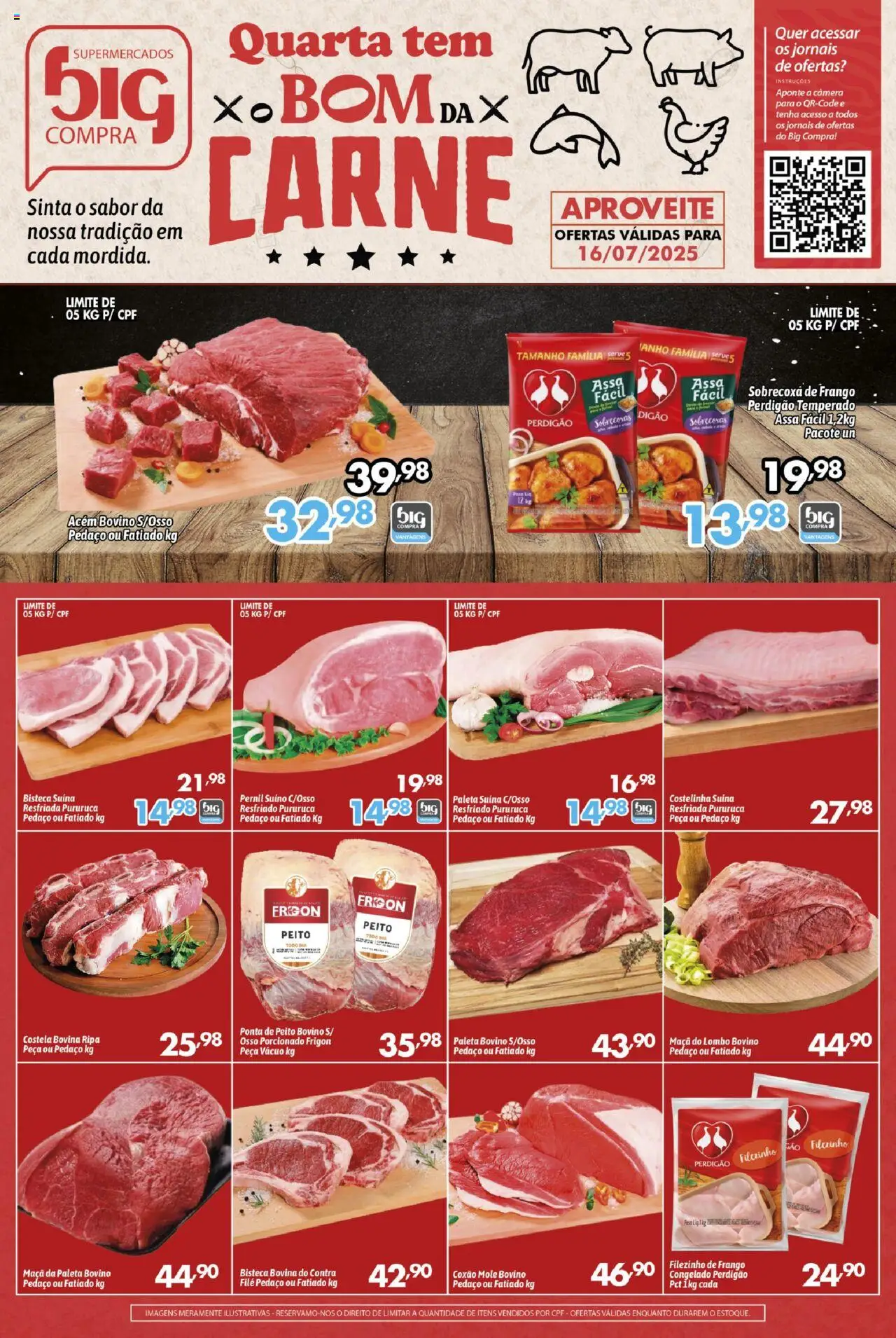 Big Compra folheto "Ofertas Carne" válido a partir de 16/07/2025 - número de página 1