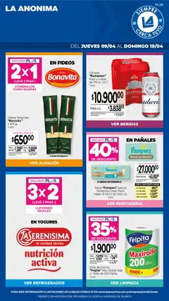 Vista previa del folleto de la tienda La Anonima válido desde el 09/04/2026 