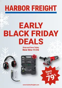 Ad Preview of Harbor Freight Early Black Friday from 11/03/2025