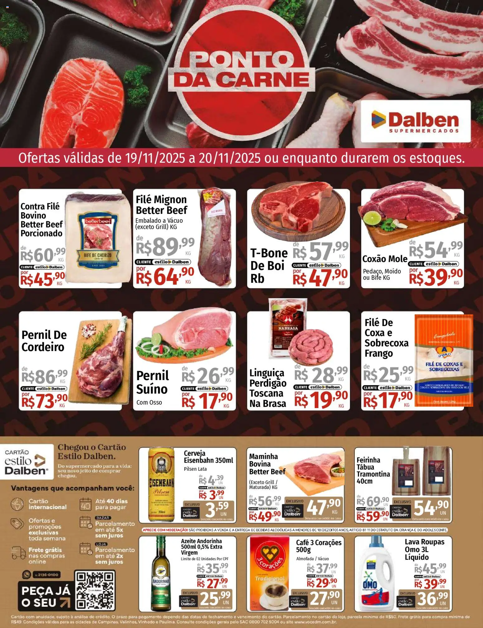 Pré-Visualização do folheto "Ofertas da semana" da loja Supermercado Dalben válido a partir de 19/11/2025