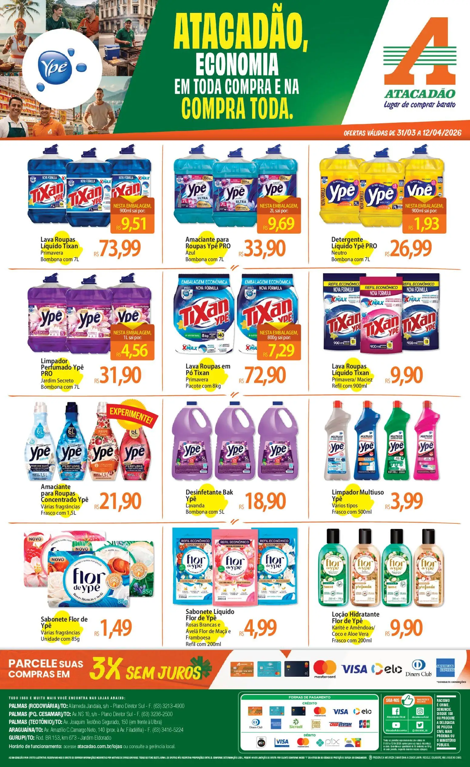 Pré-Visualização do folheto "Atacadão ofertas - TO" da loja Atacadão válido a partir de 31/03/2026